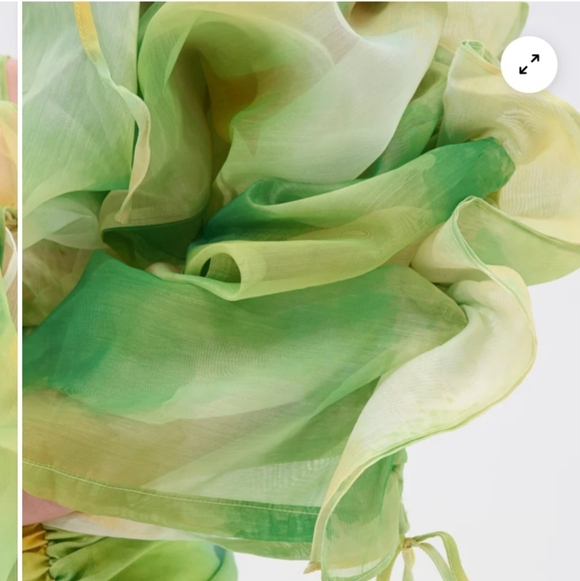 AKIRA LIMONE CHIFFON BLOUSE NWT - Picture 8 of 9